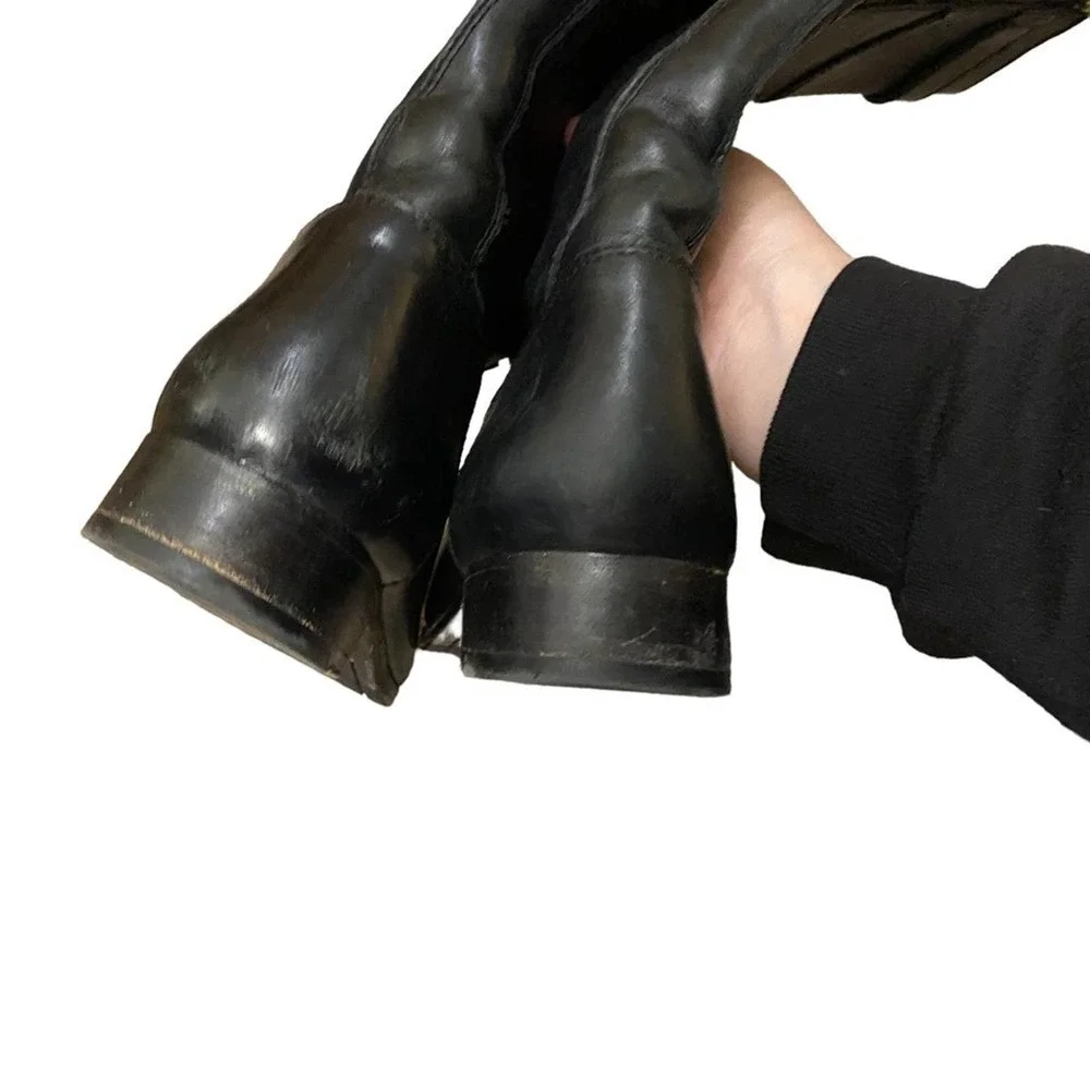 Frye Boots molly knee high size 6 black leather
